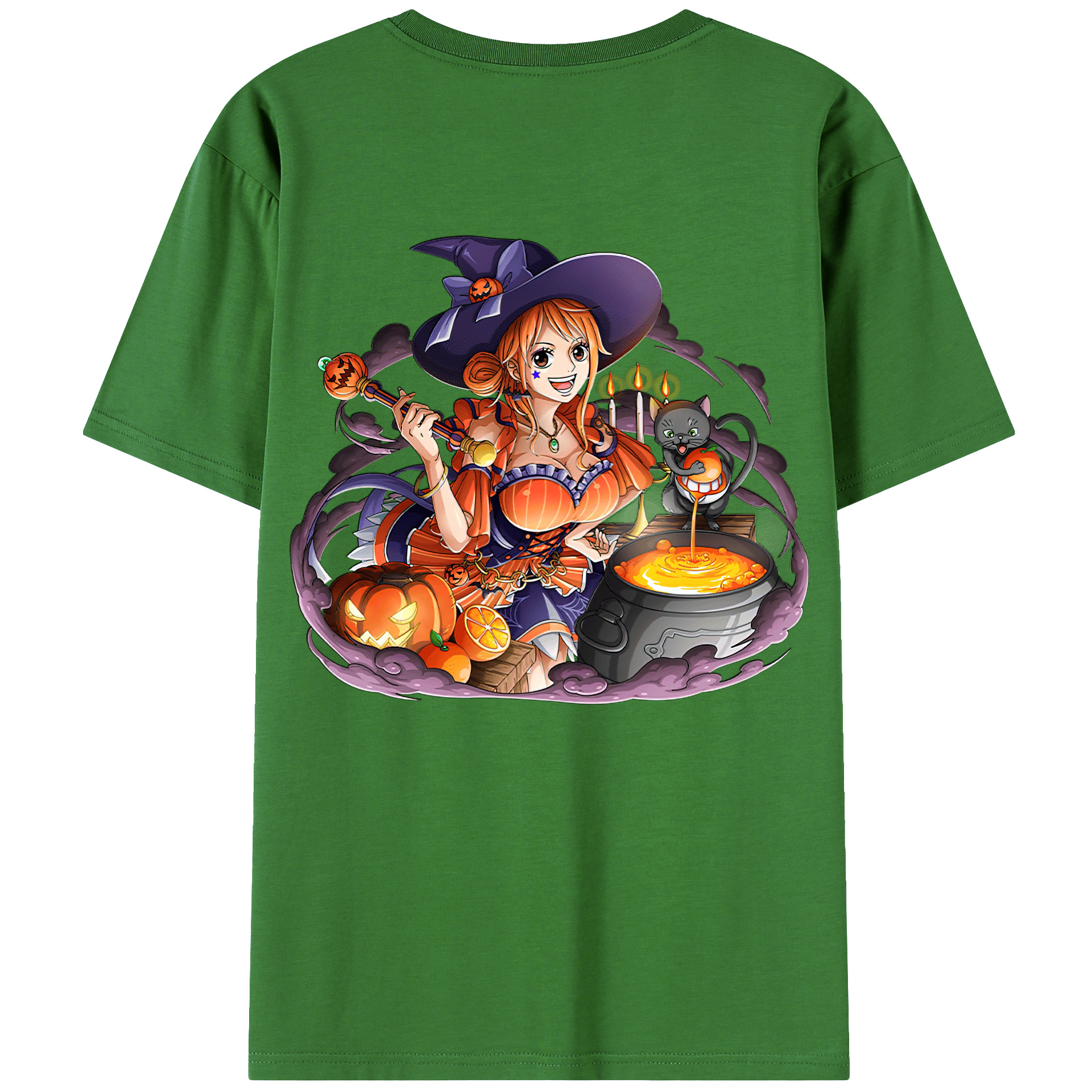 （画像用） ワンピース ナミ ONE PIECE Nami レディース半袖Tシャツ(バックプリント)